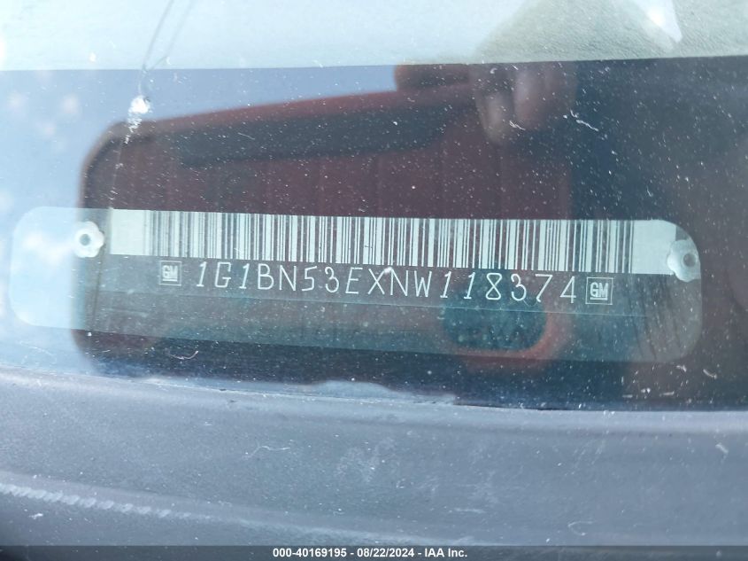 1992 Chevrolet Caprice Classic Ltz VIN: 1G1BN53EXNW118374 Lot: 40169195