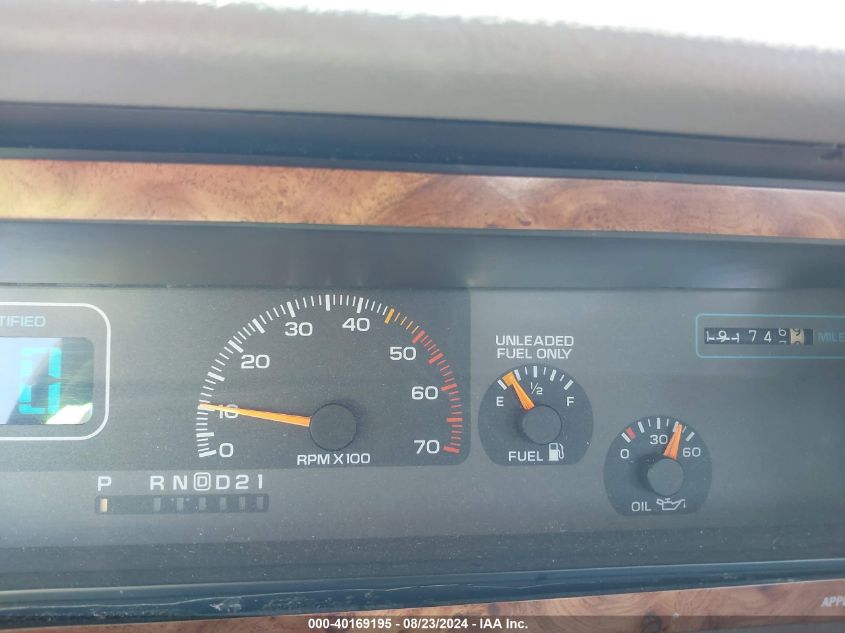 1992 Chevrolet Caprice Classic Ltz VIN: 1G1BN53EXNW118374 Lot: 40169195