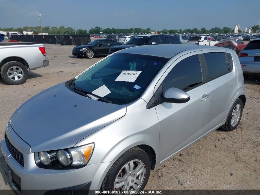 2012 Chevrolet Sonic 2Ls VIN: 1G1JA6SH9C4138343 Lot: 40169197