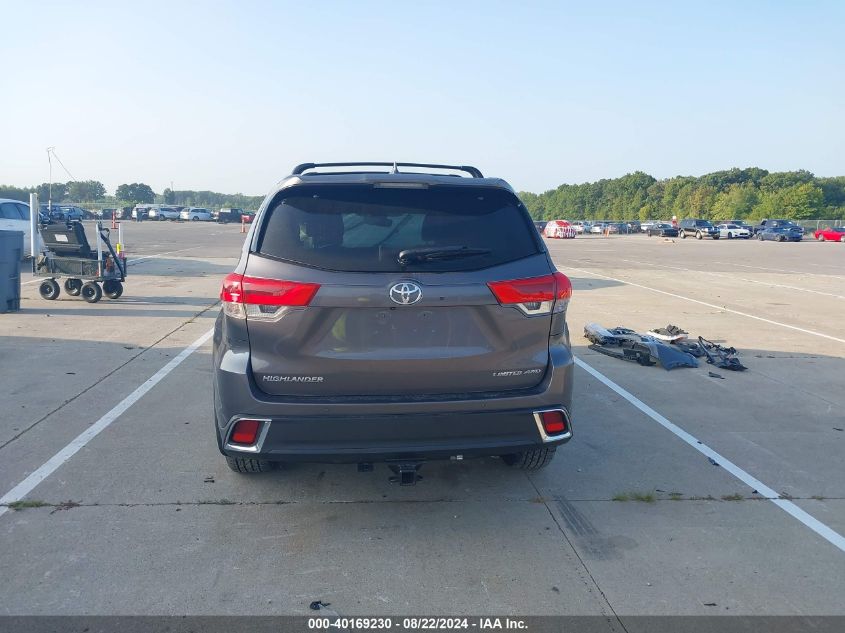 2018 TOYOTA HIGHLANDER LIMITED - 5TDDZRFH8JS496897