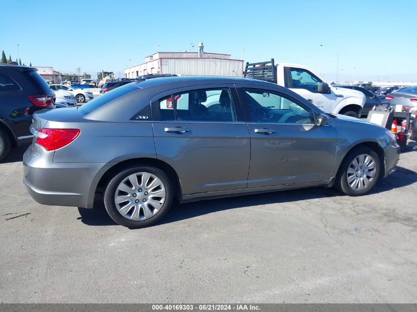 2012 Chrysler 200 Lx VIN: 1C3CCBAB6CN320449 Lot: 40169303