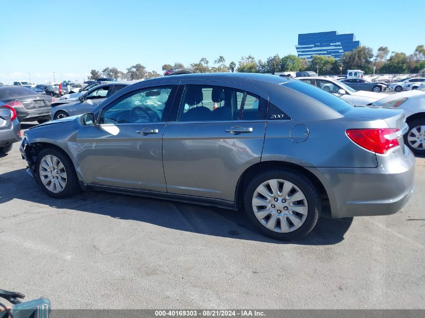 2012 Chrysler 200 Lx VIN: 1C3CCBAB6CN320449 Lot: 40169303