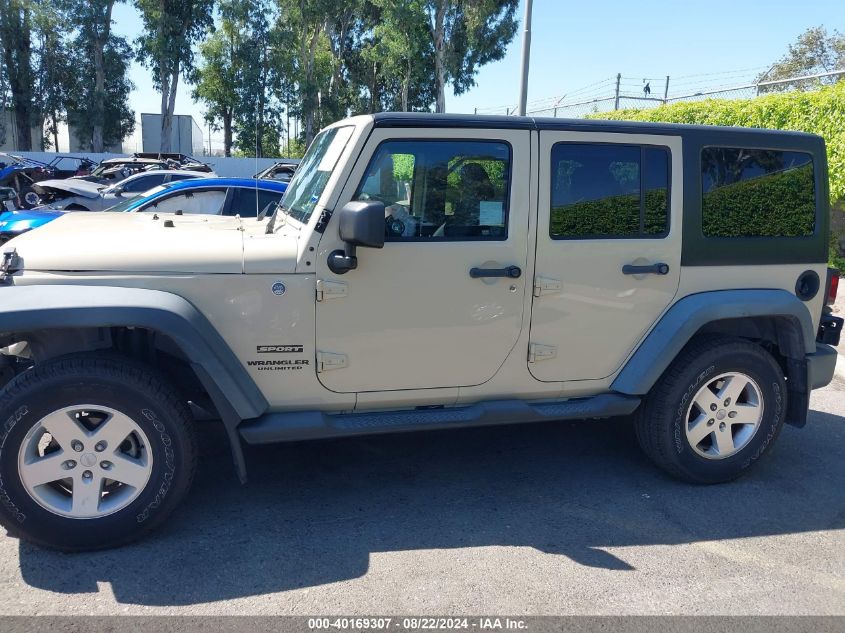 2011 Jeep Wrangler Unlimited Sport VIN: 1J4HA3H13BL603664 Lot: 40169307