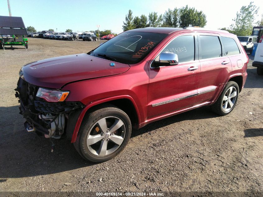 2014 Jeep Grand Cherokee Overland VIN: 1C4RJFCGXEC396315 Lot: 40169314