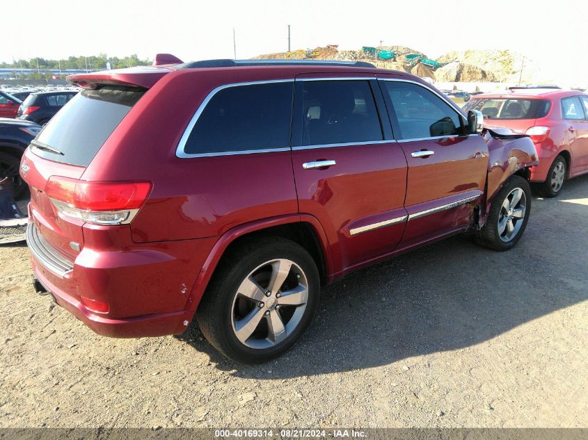 2014 Jeep Grand Cherokee Overland VIN: 1C4RJFCGXEC396315 Lot: 40169314