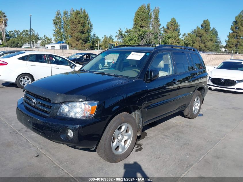 2005 Toyota Highlander VIN: JTEHD21A950037450 Lot: 40169362