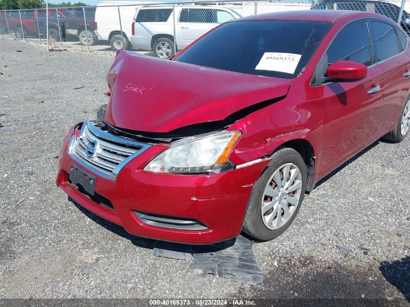 2015 Nissan Sentra Sv VIN: 3N1AB7APXFY325906 Lot: 40169373