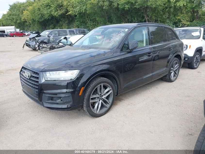 2018 Audi Q7 3.0T Premium VIN: WA1VAAF78JD037766 Lot: 40169379