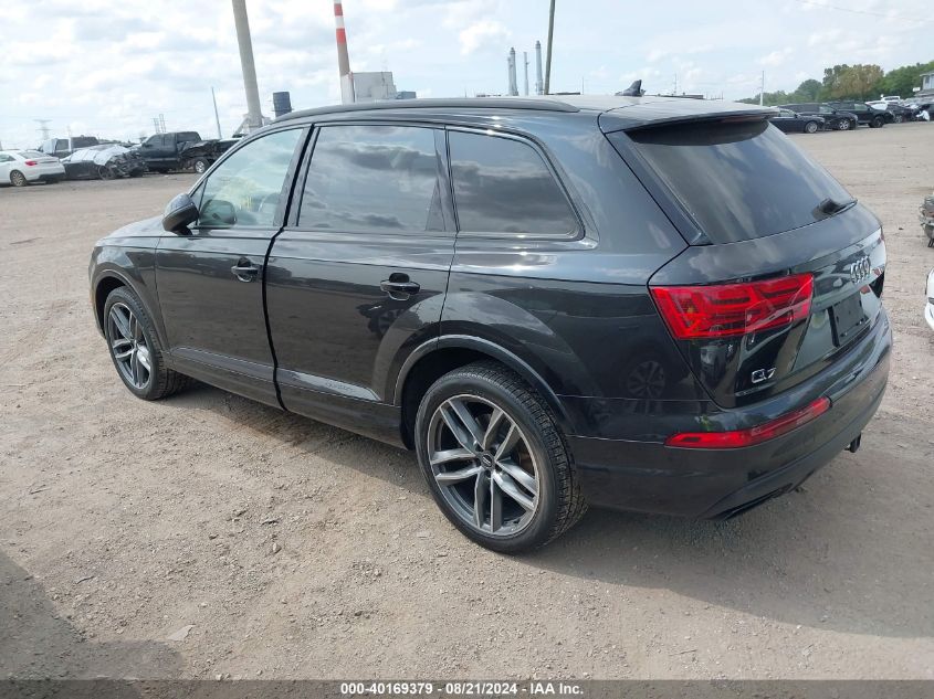 2018 Audi Q7 3.0T Premium VIN: WA1VAAF78JD037766 Lot: 40169379