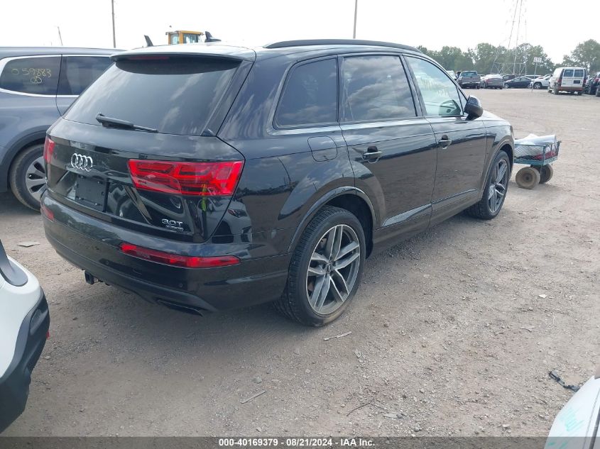 2018 Audi Q7 3.0T Premium VIN: WA1VAAF78JD037766 Lot: 40169379