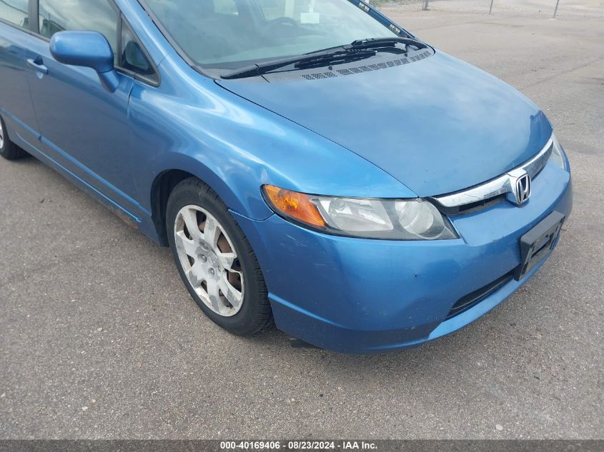 2007 Honda Civic Lx VIN: 1HGFA16557L051729 Lot: 40169406