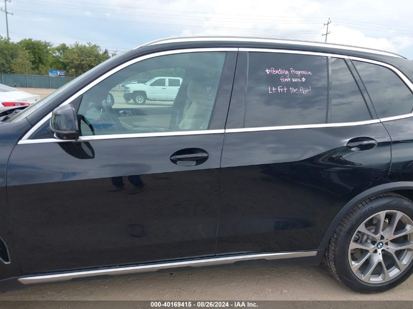 2019 BMW X5 xDrive40I VIN: 5UXCR6C59KLL21239 Lot: 40169415