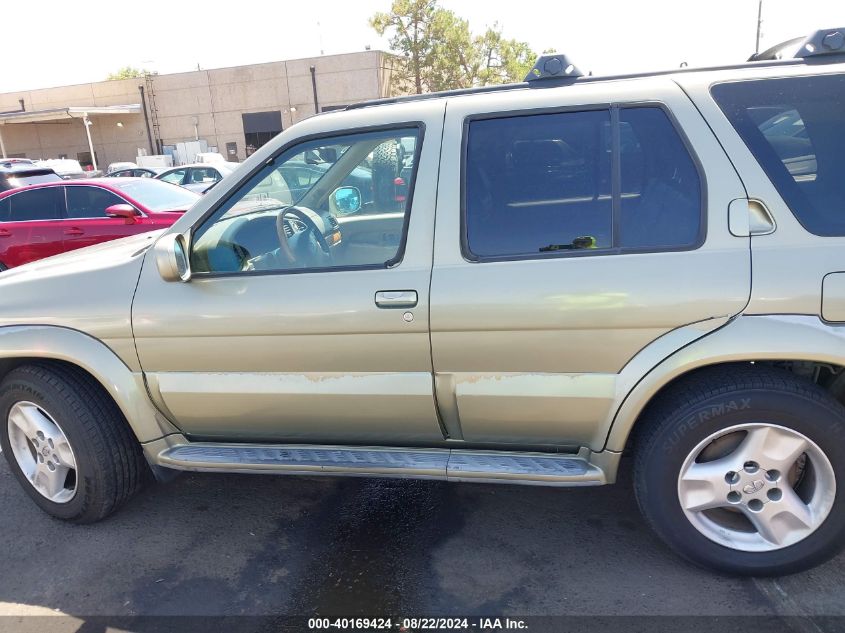 JNRDR09Y11W216969 2001 Infiniti Qx4 Luxury