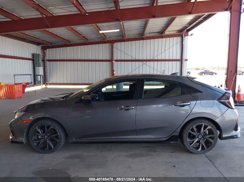 2018 Honda Civic Sport VIN: SHHFK7G45JU217891 Lot: 40169478