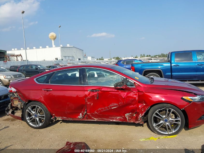 2016 Ford Fusion Titanium VIN: 3FA6P0K93GR214286 Lot: 40169560