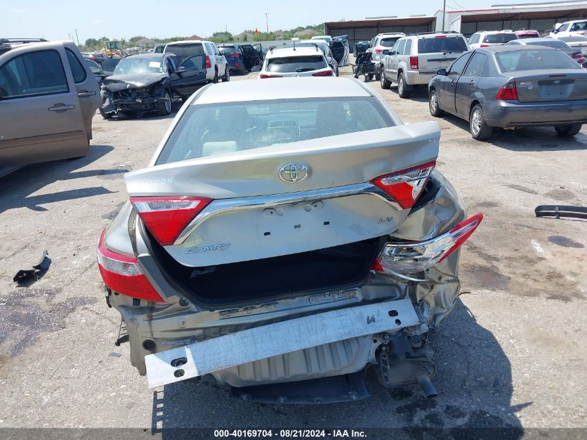 2015 Toyota Camry Le VIN: 4T4BF1FK7FR509981 Lot: 40169704