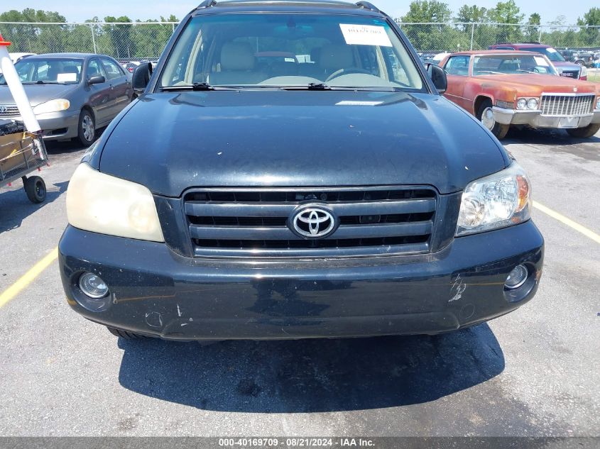 2006 Toyota Highlander Limited VIN: JTEDP21A860104675 Lot: 40169709