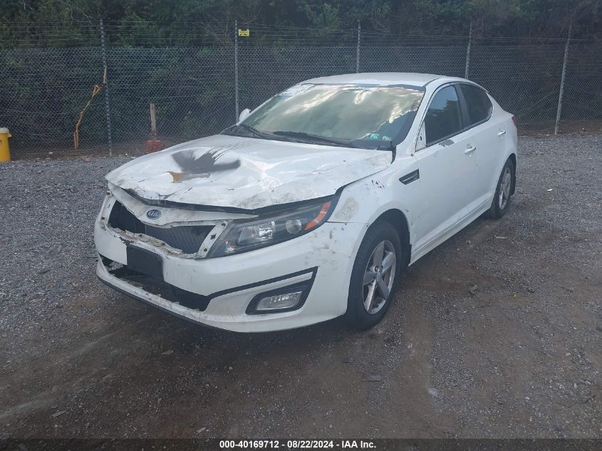 2014 Kia Optima Lx VIN: 5XXGM4A72EG273596 Lot: 40169712