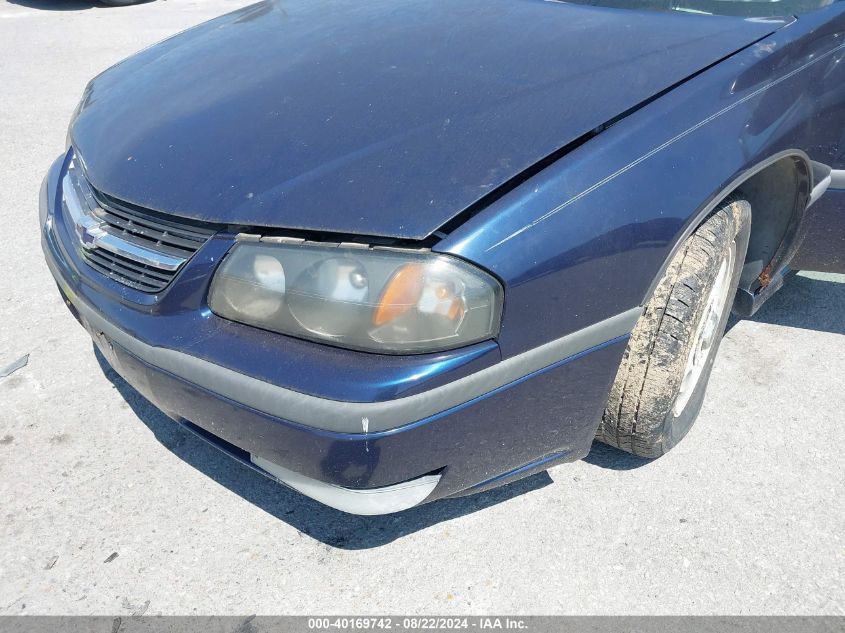 2002 Chevrolet Impala Ls VIN: 2G1WH55K729208291 Lot: 40169742