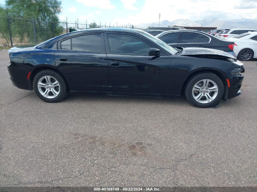 2022 Dodge Charger Sxt Rwd VIN: 2C3CDXBG4NH227476 Lot: 40264535