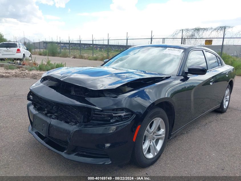 2022 Dodge Charger Sxt Rwd VIN: 2C3CDXBG4NH227476 Lot: 40264535