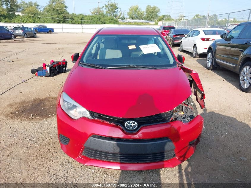 2014 Toyota Corolla Le VIN: 2T1BURHE7EC072991 Lot: 40169759