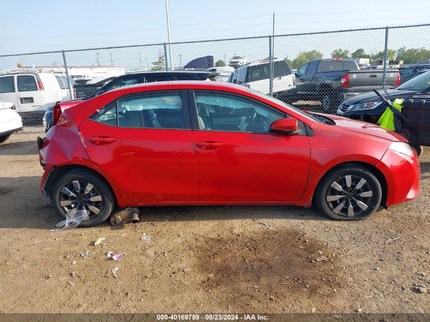 2014 Toyota Corolla Le VIN: 2T1BURHE7EC072991 Lot: 40169759