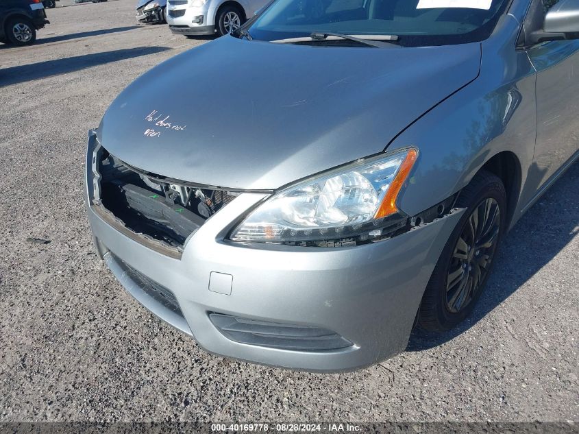 2014 Nissan Sentra Fe+ Sv VIN: 3N1AB7APXEY334765 Lot: 40169778