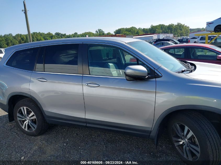 2017 Honda Pilot Ex-L VIN: 5FNYF6H68HB065639 Lot: 40169805