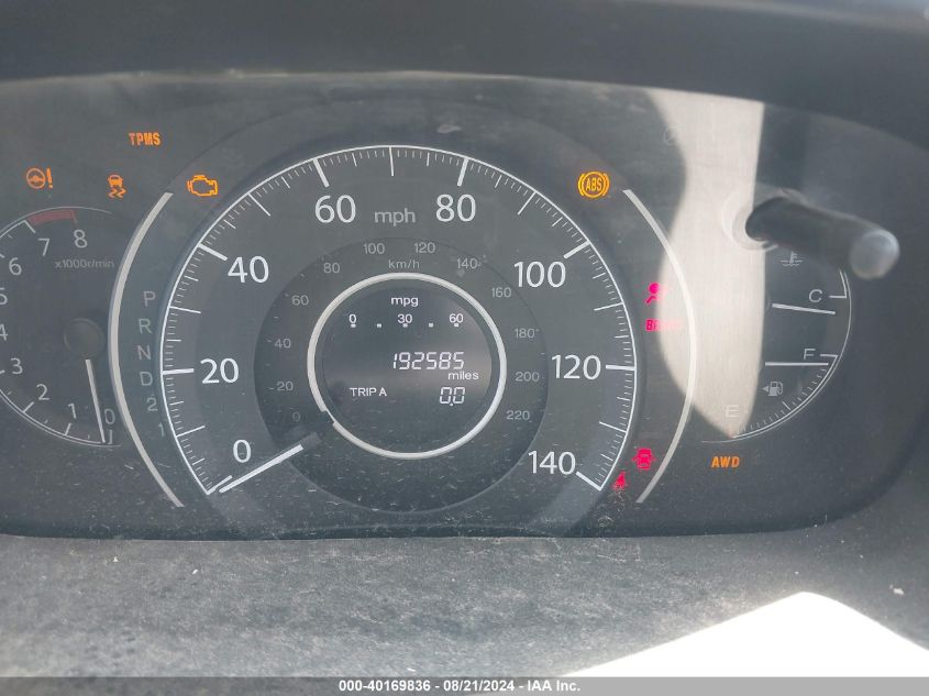 2013 Honda Cr-V Ex-L VIN: 2HKRM4H77DH618719 Lot: 40169836