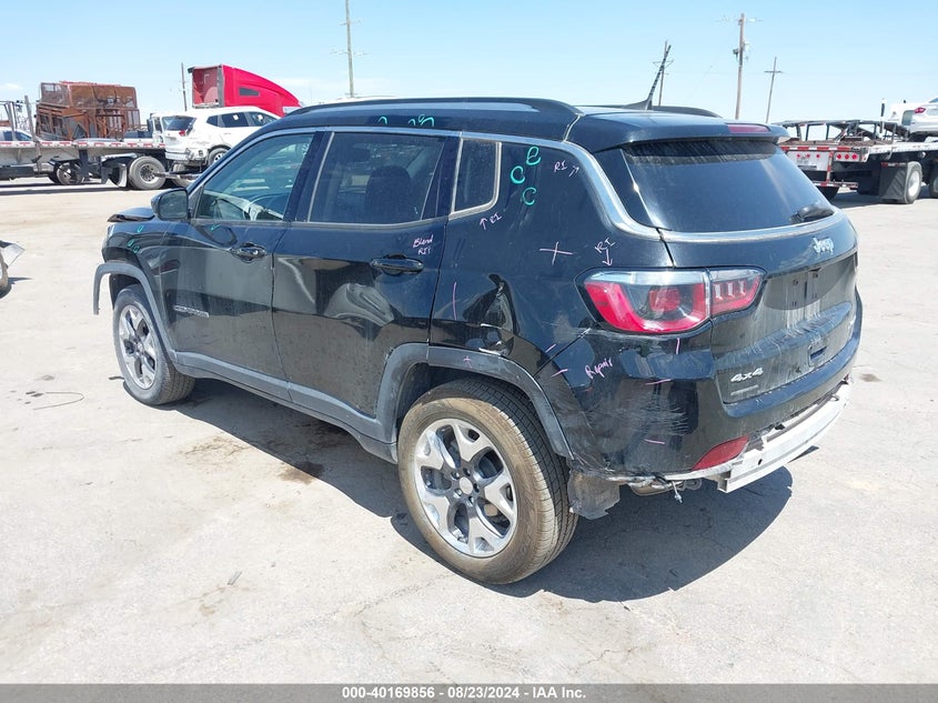 VIN 3C4NJDCB6JT100440 2018 JEEP COMPASS LIMITED 4X4