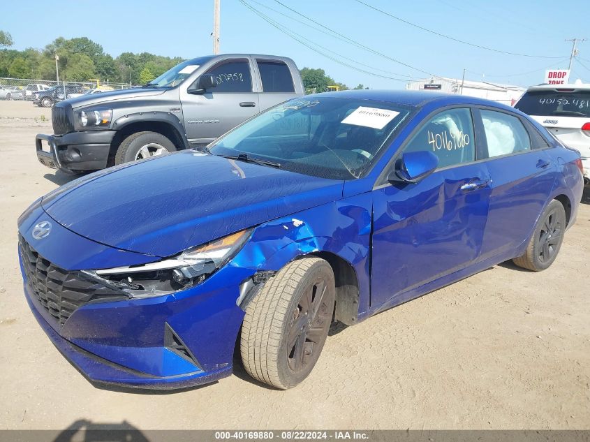 2021 Hyundai Elantra Sel VIN: 5NPLM4AG8MH004164 Lot: 40169880