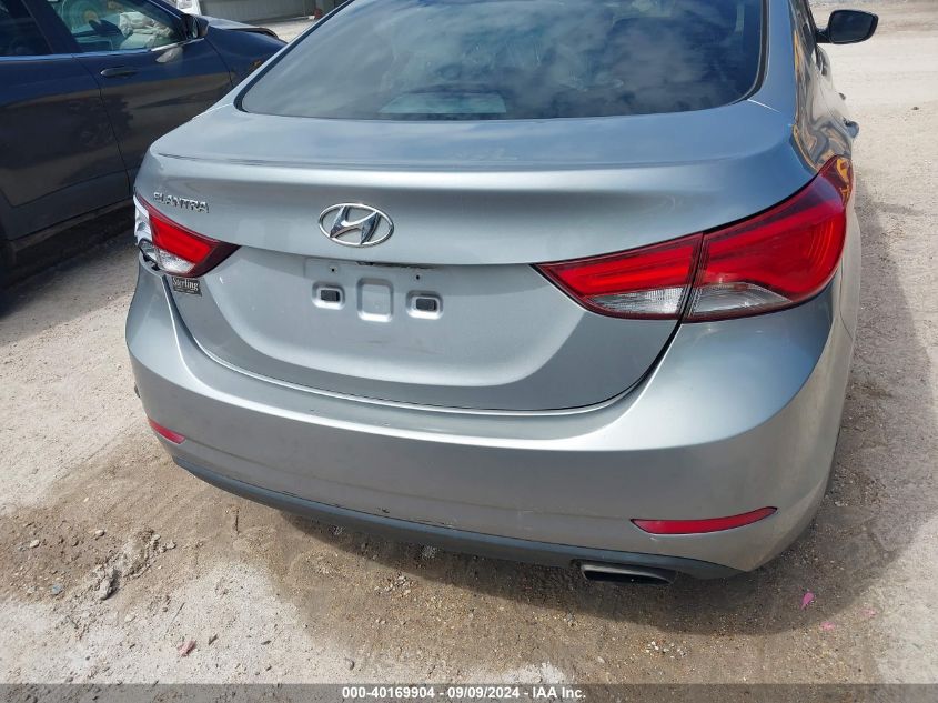 2014 Hyundai Elantra Sport VIN: KMHDH4AH7EU172852 Lot: 40169904