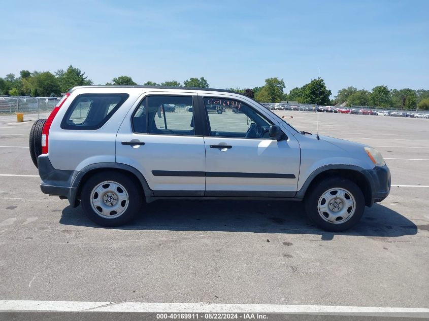 2005 Honda Cr-V Lx VIN: JHLRD78535C050081 Lot: 40169911