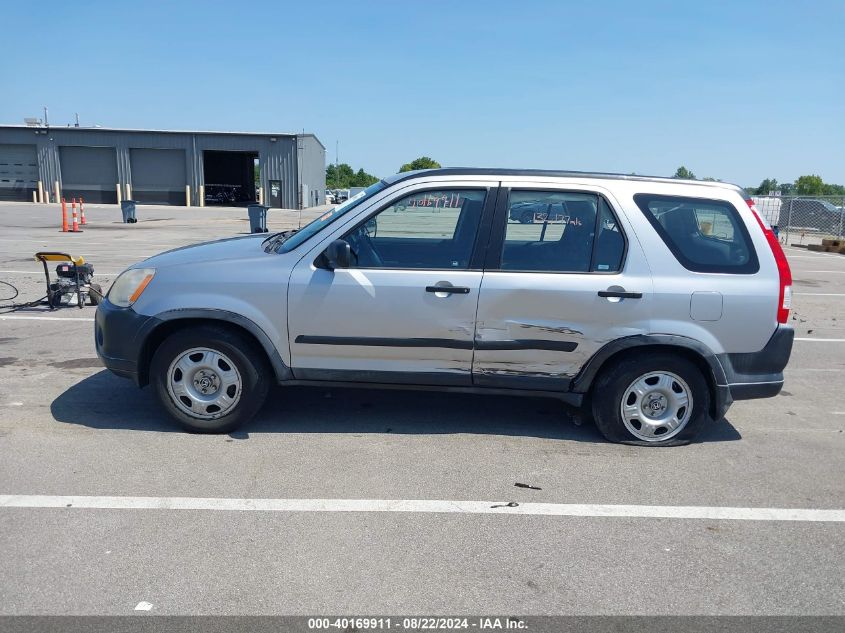 2005 Honda Cr-V Lx VIN: JHLRD78535C050081 Lot: 40169911