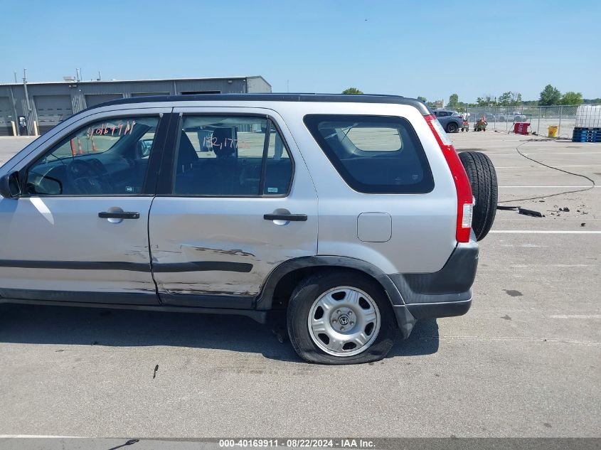 2005 Honda Cr-V Lx VIN: JHLRD78535C050081 Lot: 40169911