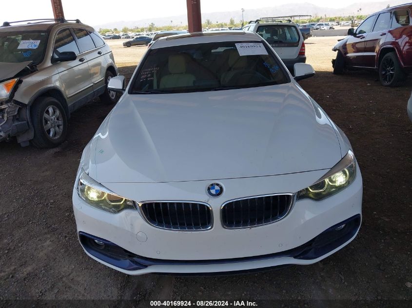 2018 BMW 430I Gran Coupe VIN: WBA4J1C57JBG76589 Lot: 40169924