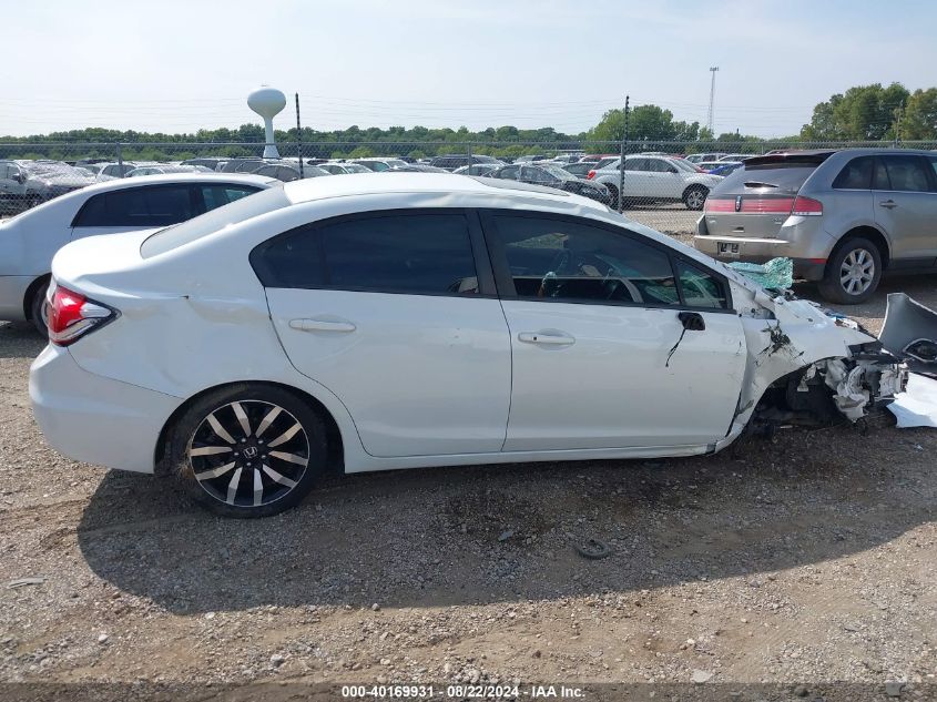 2014 Honda Civic Ex-L VIN: 19XFB2F92EE044781 Lot: 40169931