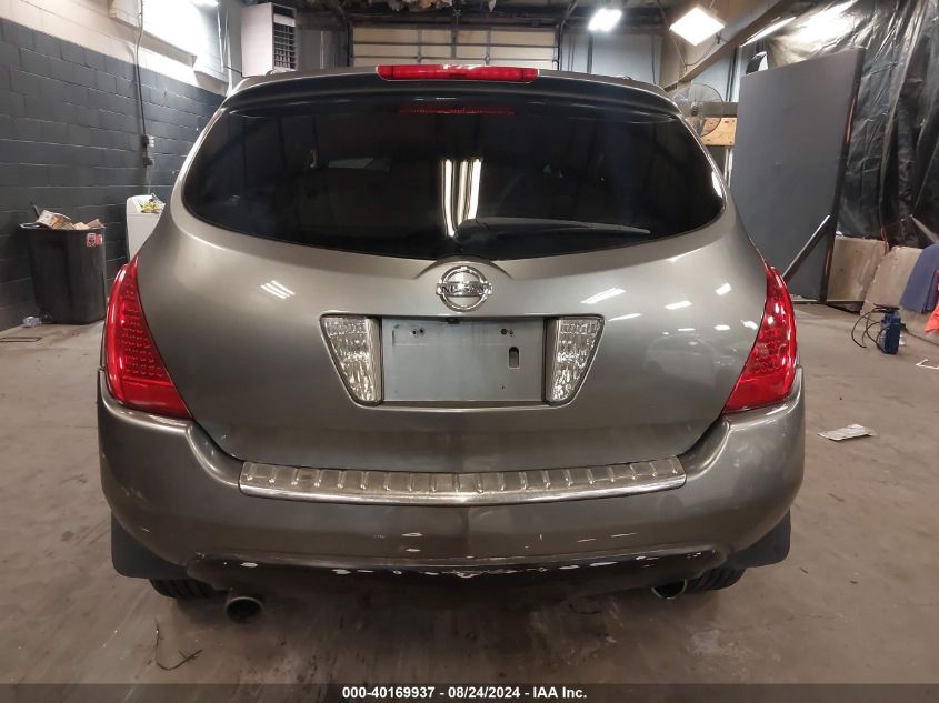 2007 Nissan Murano Sl VIN: JN8AZ08W87W666666 Lot: 40169937