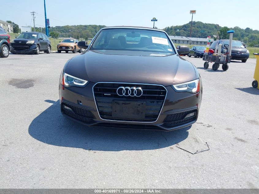 2015 Audi A5 2.0T Premium VIN: WAUMFAFH3FN005897 Lot: 40169971