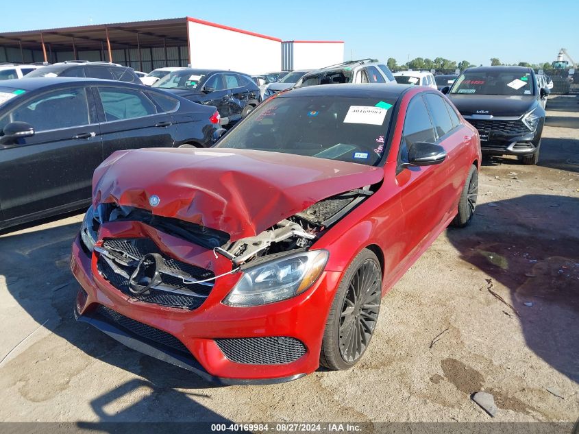 55SWF4JB4GU157072 2016 MERCEDES-BENZ C CLASS - Image 2