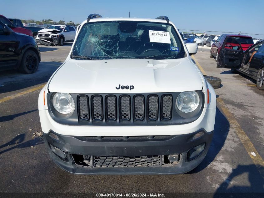 2018 Jeep Renegade Altitude Fwd VIN: ZACCJABB7JPG73877 Lot: 40170014