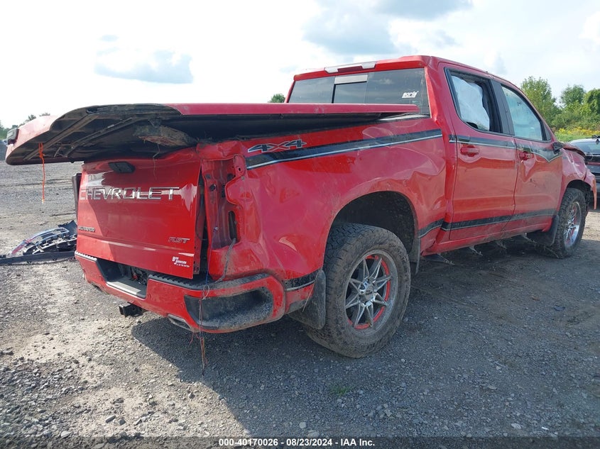 2021 CHEVROLET SILVERADO 1500 4WD  SHORT BED RST - 1GCUYEEL5MZ252290
