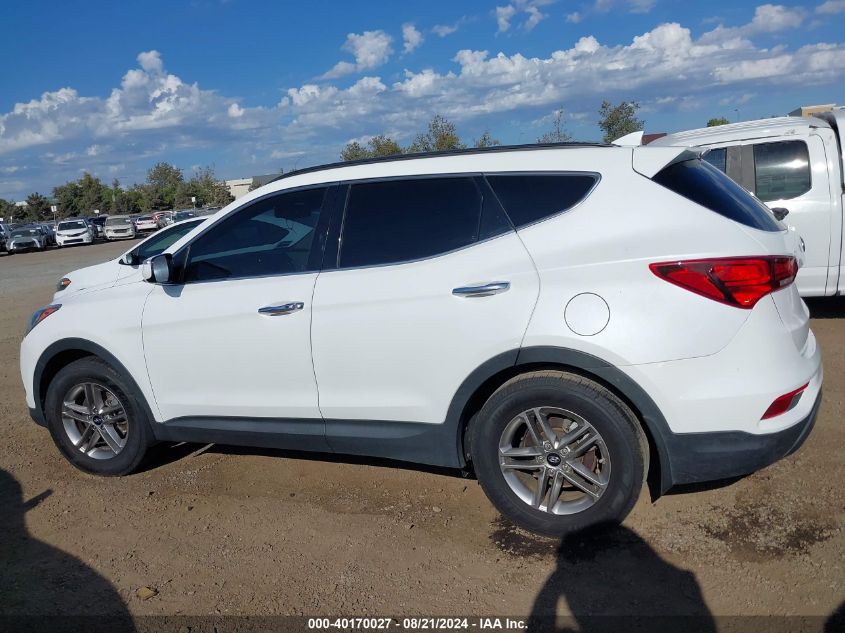 2018 Hyundai Santa Fe Sport 2.4L VIN: 5NMZU3LB9JH057597 Lot: 40170027