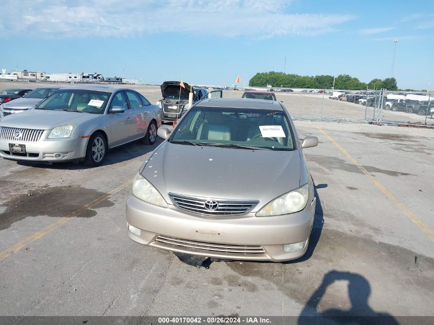 2005 Toyota Camry Xle V6 VIN: 4T1BF30K45U105856 Lot: 40170042