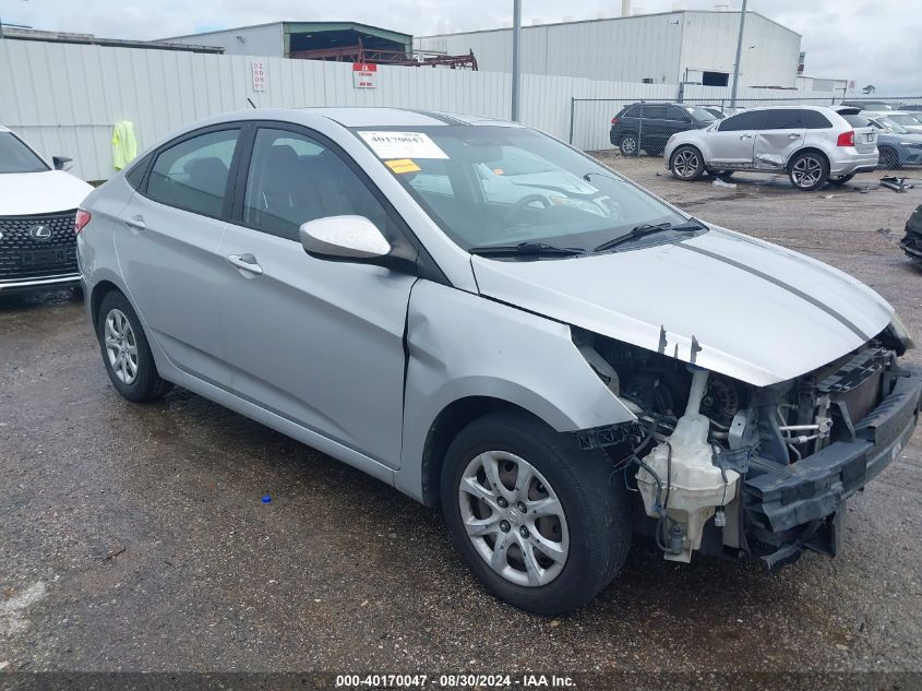 2014 Hyundai Accent Gls VIN: KMHCT4AE1EU670237 Lot: 40170047