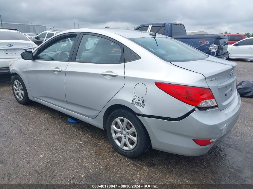 2014 Hyundai Accent Gls VIN: KMHCT4AE1EU670237 Lot: 40170047