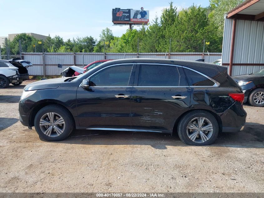 2019 Acura Mdx Standard VIN: 5J8YD4H39KL031263 Lot: 40170057