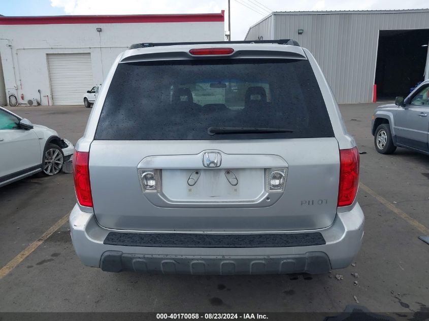 2003 Honda Pilot Ex VIN: 2HKYF18473H524347 Lot: 40170058