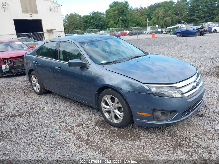 2012 Ford Fusion Se VIN: 3FAHP0HA3CR173291 Lot: 40170086